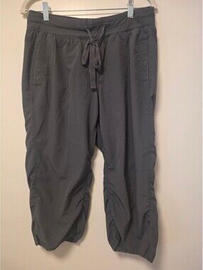 Brisas grey silky cargo pants
